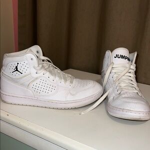 White Jumpman High-Top Sneakers